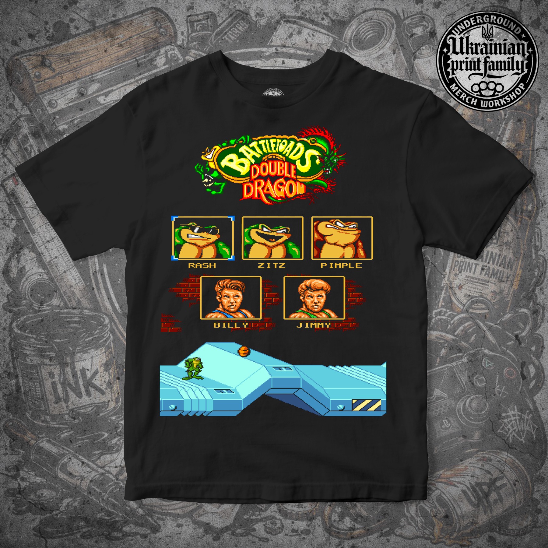 Футболка BATTLETOADS DOUBLE DRAGON